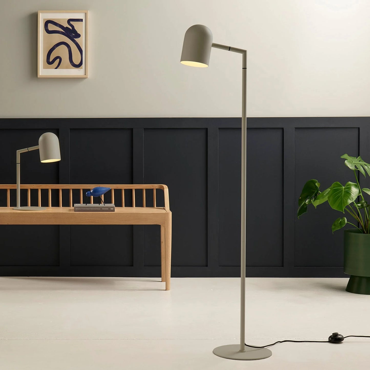 Pia Brass Floor Lamp Floor Lamp Mayfield Lighting