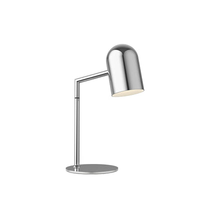 Pia Directional Shade Desk Lamp Desk Lamp Mayfield Lighting Polished Chrome