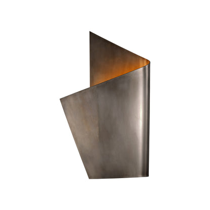 Kelly Wearstler Piel Left Wrapped Wall Sconce - Brass Wall Light Bloomingdales Lighting Pewter Left 