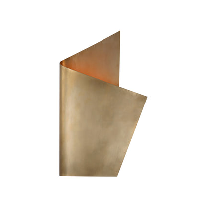 Kelly Wearstler Piel Left Wrapped Wall Sconce - Brass Wall Light Bloomingdales Lighting Brass Right 