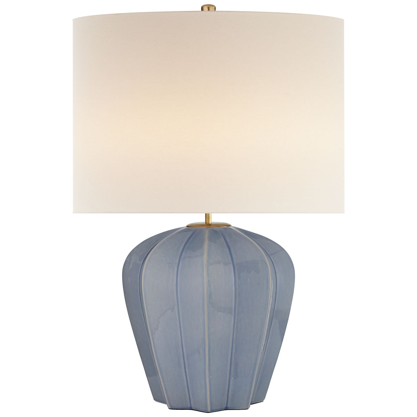 AERIN Pierrepont Stone Ceramic Table Lamp Table Lamp Bloomingdales Lighting Polar Blue