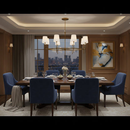 Thomas O'Brien Bryant Large Ring Chandelier - Brass Pendant Light Bloomingdales Lighting