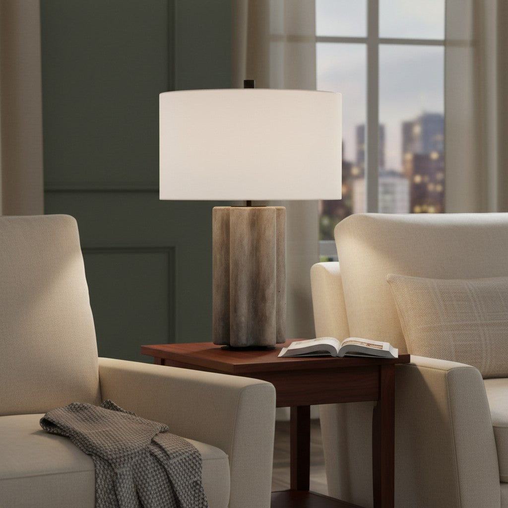 Kelly Wearstler Vellig Medium Linen Table Lamp Table Lamp Bloomingdales Lighting