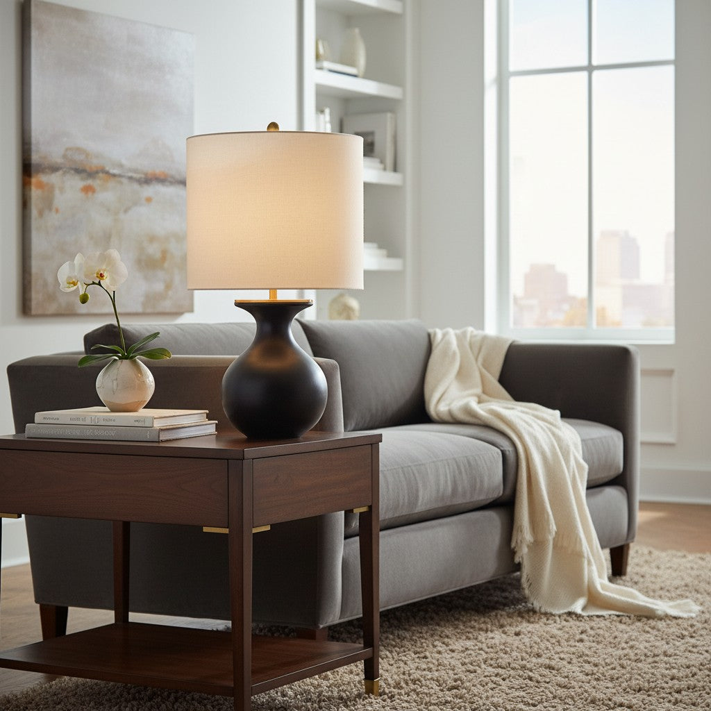 Kate Spade Albie Small Linen Table Lamp Table Lamp Bloomingdales Lighting