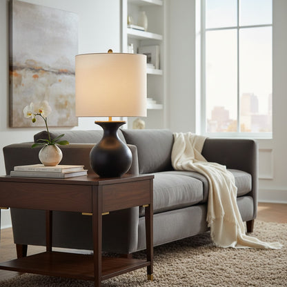 Kate Spade Albie Small Linen Table Lamp Table Lamp Bloomingdales Lighting