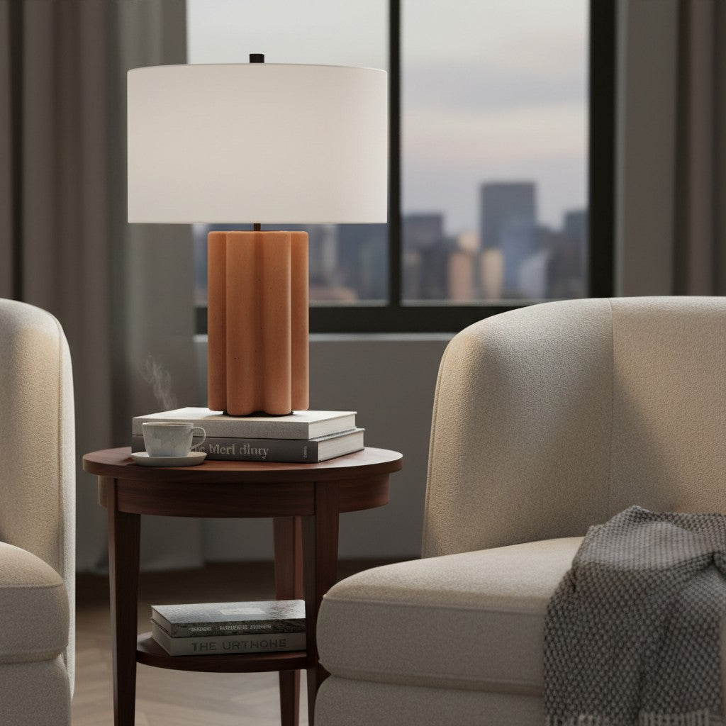Kelly Wearstler Vellig Medium Linen Table Lamp Table Lamp Bloomingdales Lighting