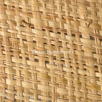 Crossover Curved Floor Lamp - Bronze Floor Lamp Bloomingdales Lighting Rattan Parchment