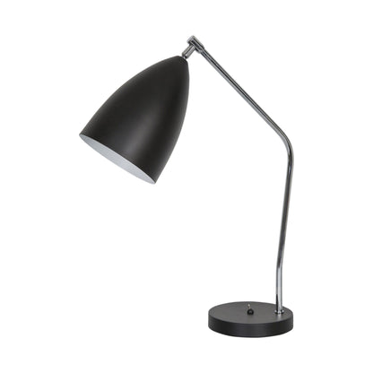 Ravello Black Metal Table Lamp - Brass Table Lamp Bloomingdales Lighting Polished Nickel  
