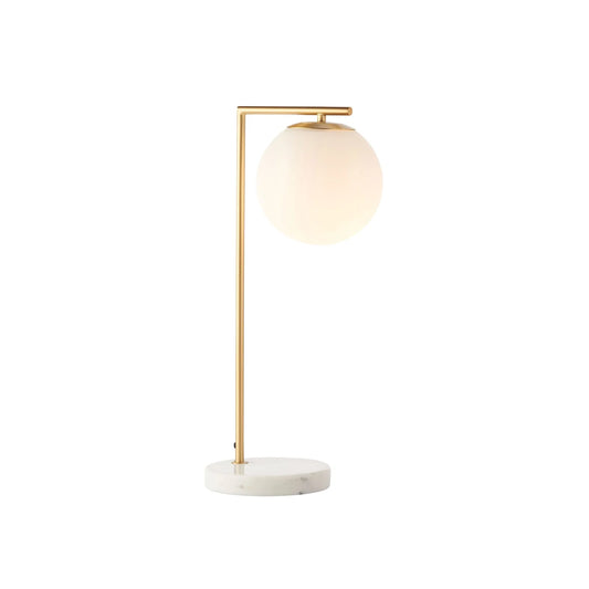 Remi Marble & Glass Table Lamp - Brass Table Lamp Mayfield Lighting