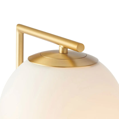 Remi Marble & Glass Table Lamp - Brass Table Lamp Mayfield Lighting