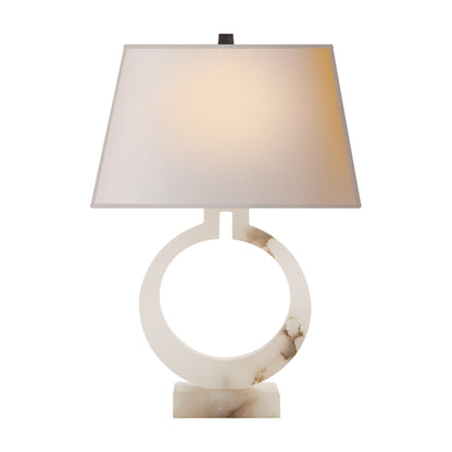 E. F. Chapman Ring Form Large Table Lamp - Crystal Table Lamp Bloomingdales Lighting Alabaster  