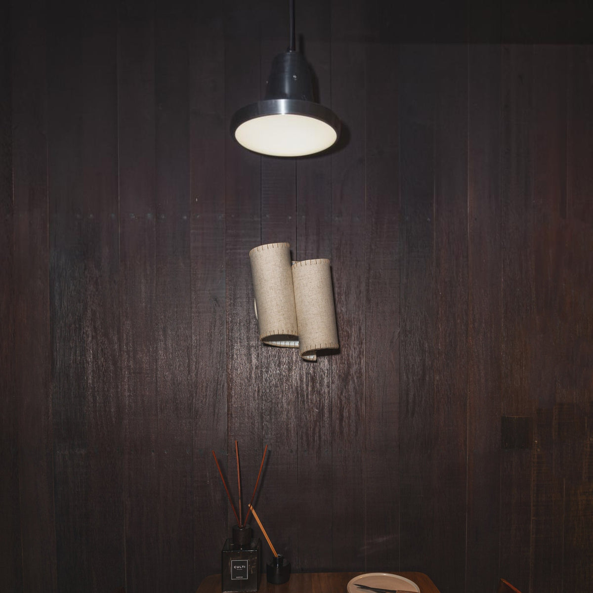 Rovinj Scroll Linen Wall Sconce - Off White Wall Light Gypset Cargo