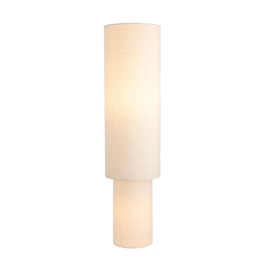 Sable Double Cylinder Linen Floor Lamp Floor Lamp Mayfield Lighting