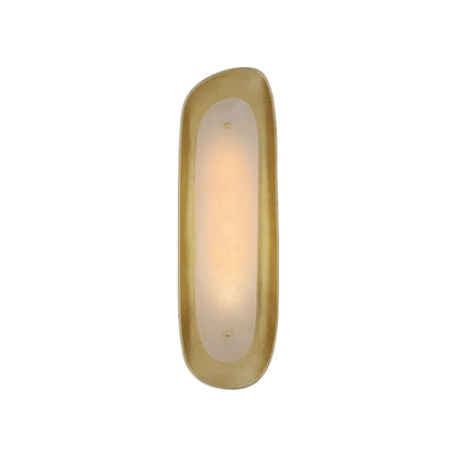 AERIN Samos Alabaster Small Sculpted Wall Sconce - Gild Wall Light Bloomingdales Lighting Tall  