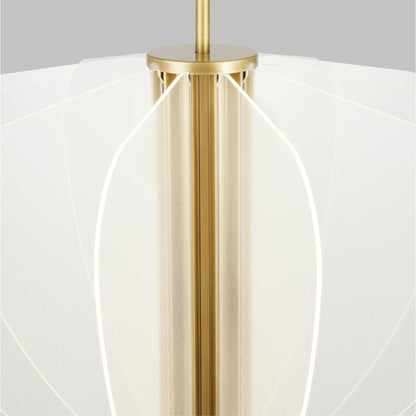 Sean Lavin Nyra Brass 28" Chandelier Pendant Light Bloomingdales Lighting   