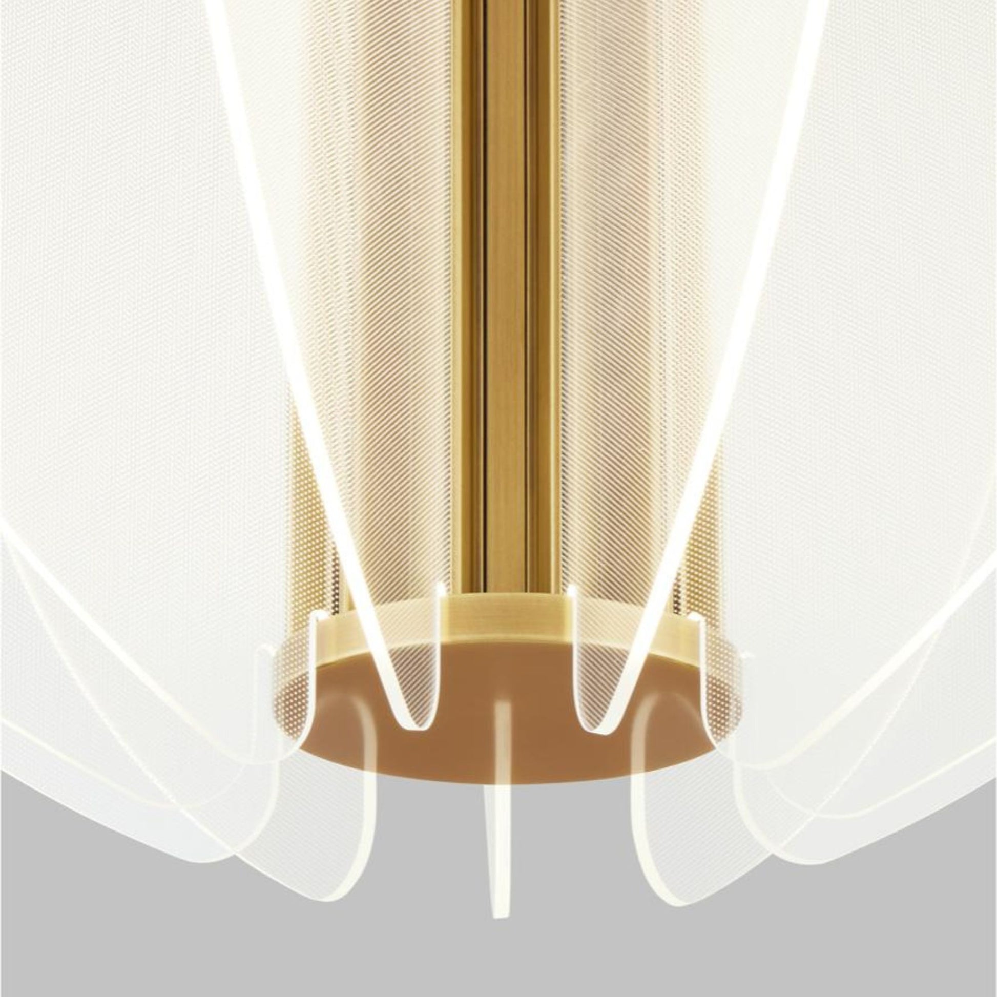 Sean Lavin Nyra Brass 28" Chandelier Pendant Light Bloomingdales Lighting   