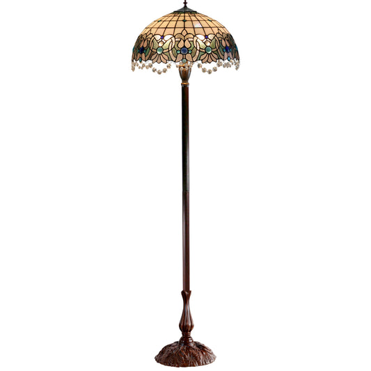 Shelby Stained Glass Floor Lamp Floor Lamp G&G Bros