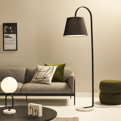 Silas Marble Base Floor Lamp Floor Lamp Mayfield Lighting