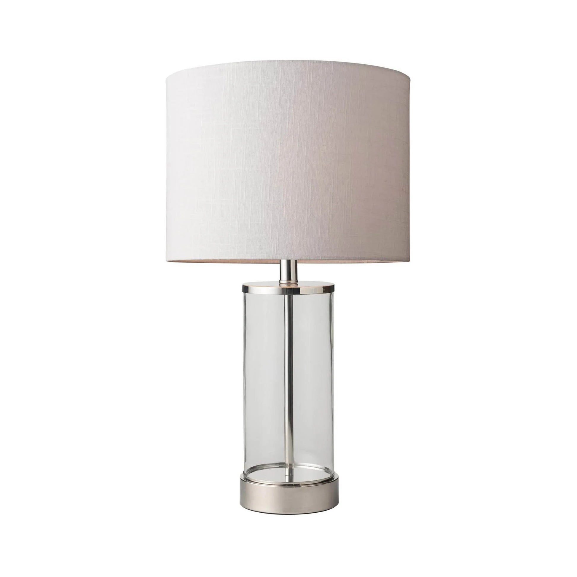 Sloane Glass Table Lamp - Chrome Table Lamp Mayfield Lighting