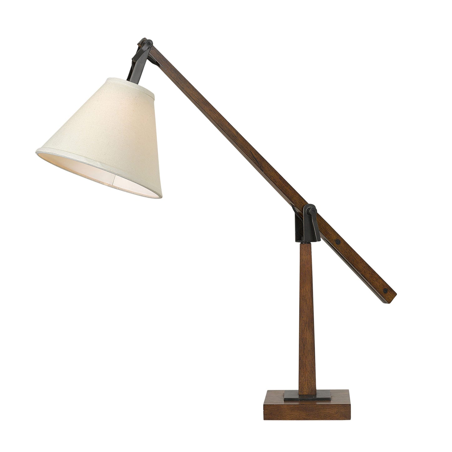 Sonora Table Lamp with Adjustable Arm - Oak Table Lamp Bloomingdales Lighting Timber  