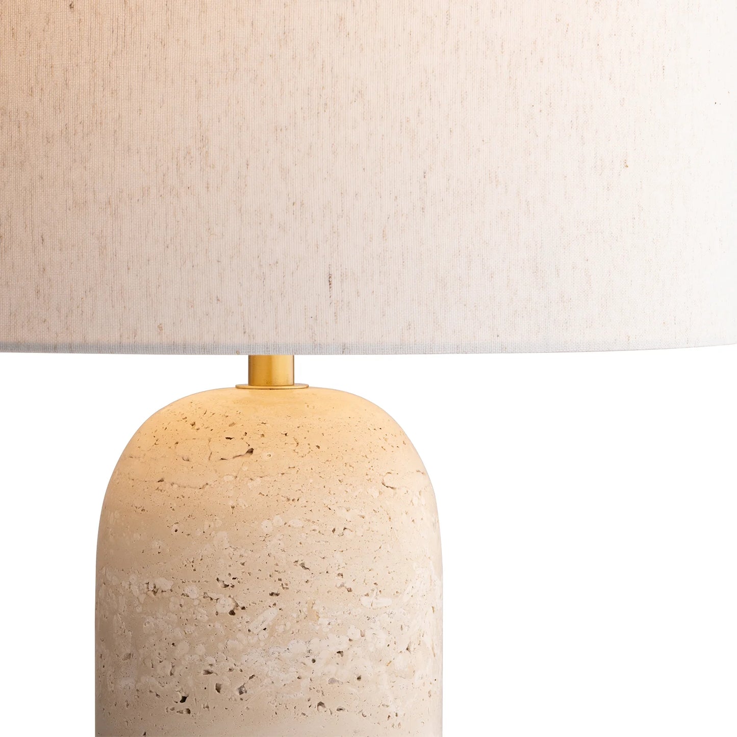 Soren Travertine Table Lamp Table Lamp Mayfield Lighting