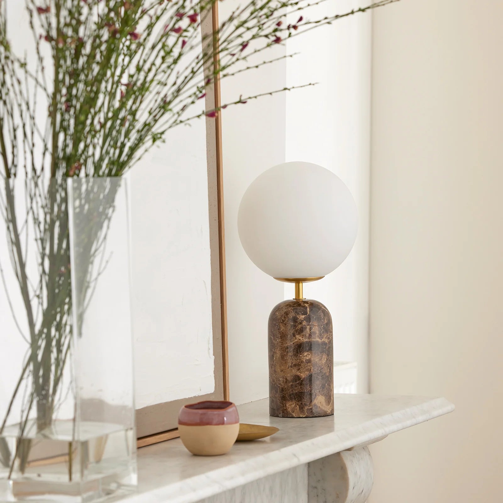Soren Frosted Glass Desk Lamp Desk Lamp Mayfield Lighting