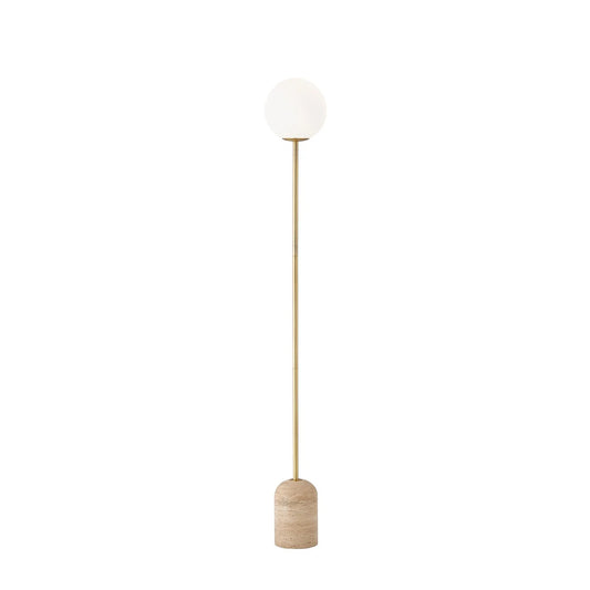 Soren Travertine Floor Lamp - Travertine Floor Lamp Mayfield Lighting