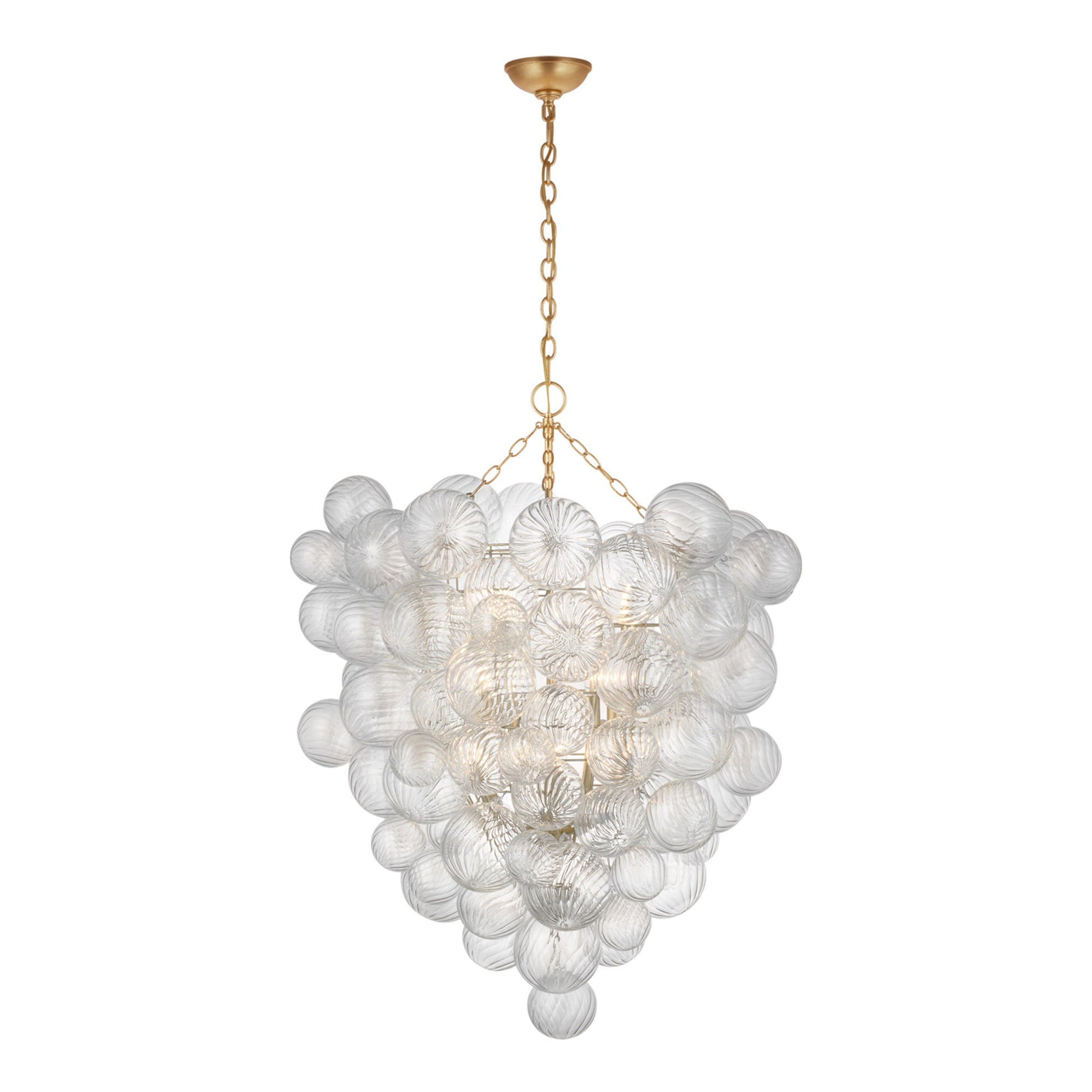 Julie Neill Talia Grande Glass Chandelier - Gild Pendant Light Bloomingdales Lighting Grande  