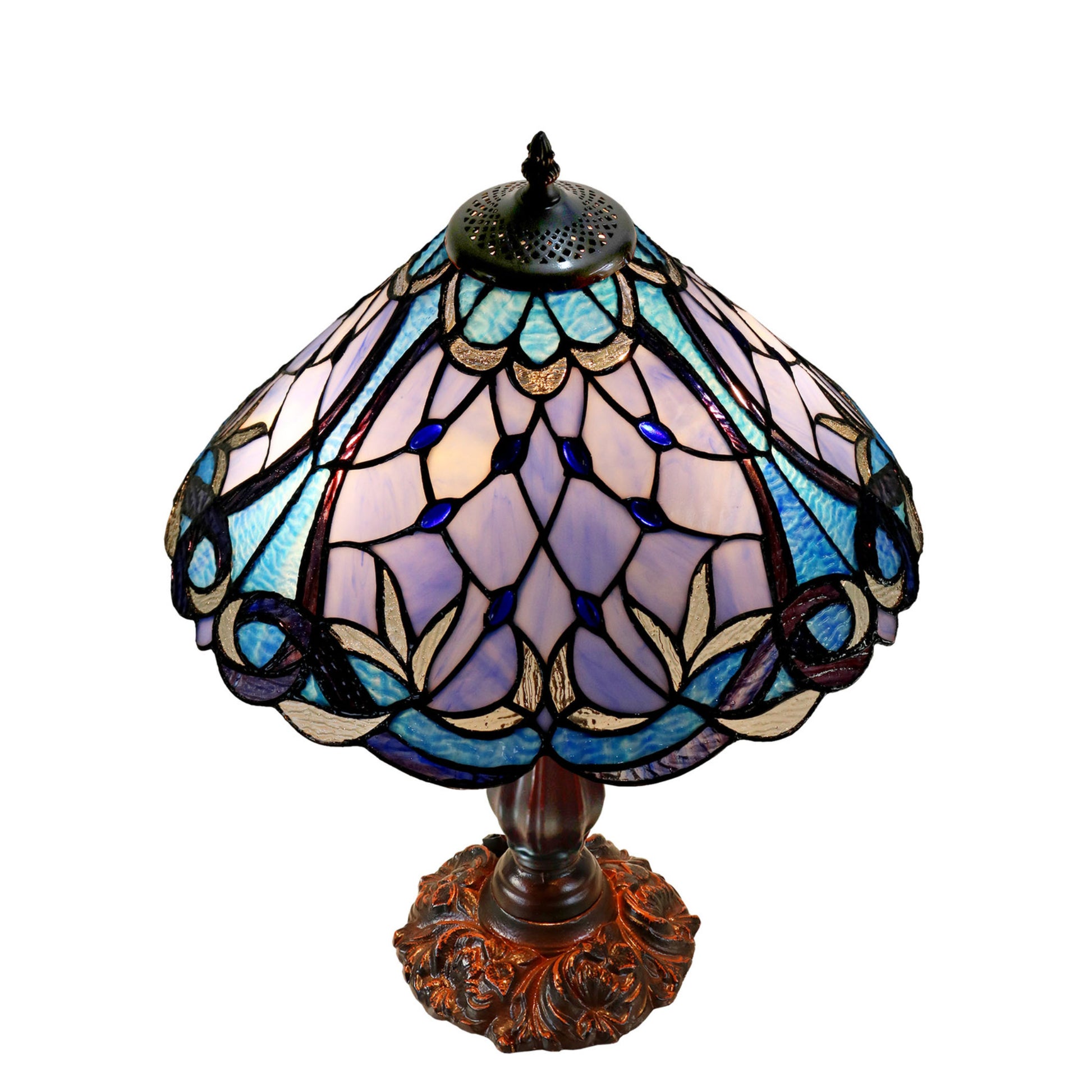 Talia Stained Glass Table Lamp Table Lamp G&G Bros
