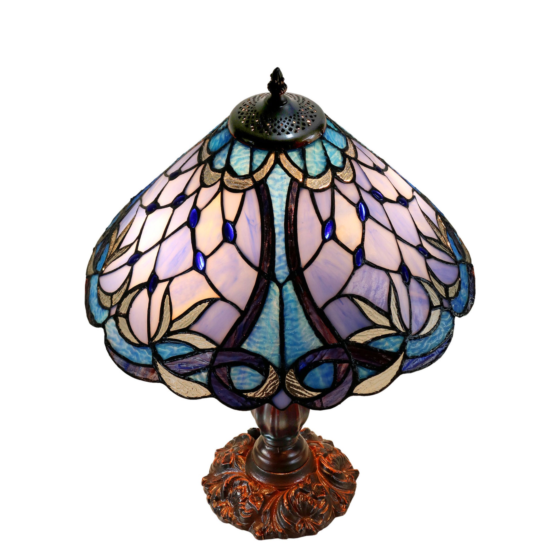 Talia Stained Glass Table Lamp Table Lamp G&G Bros