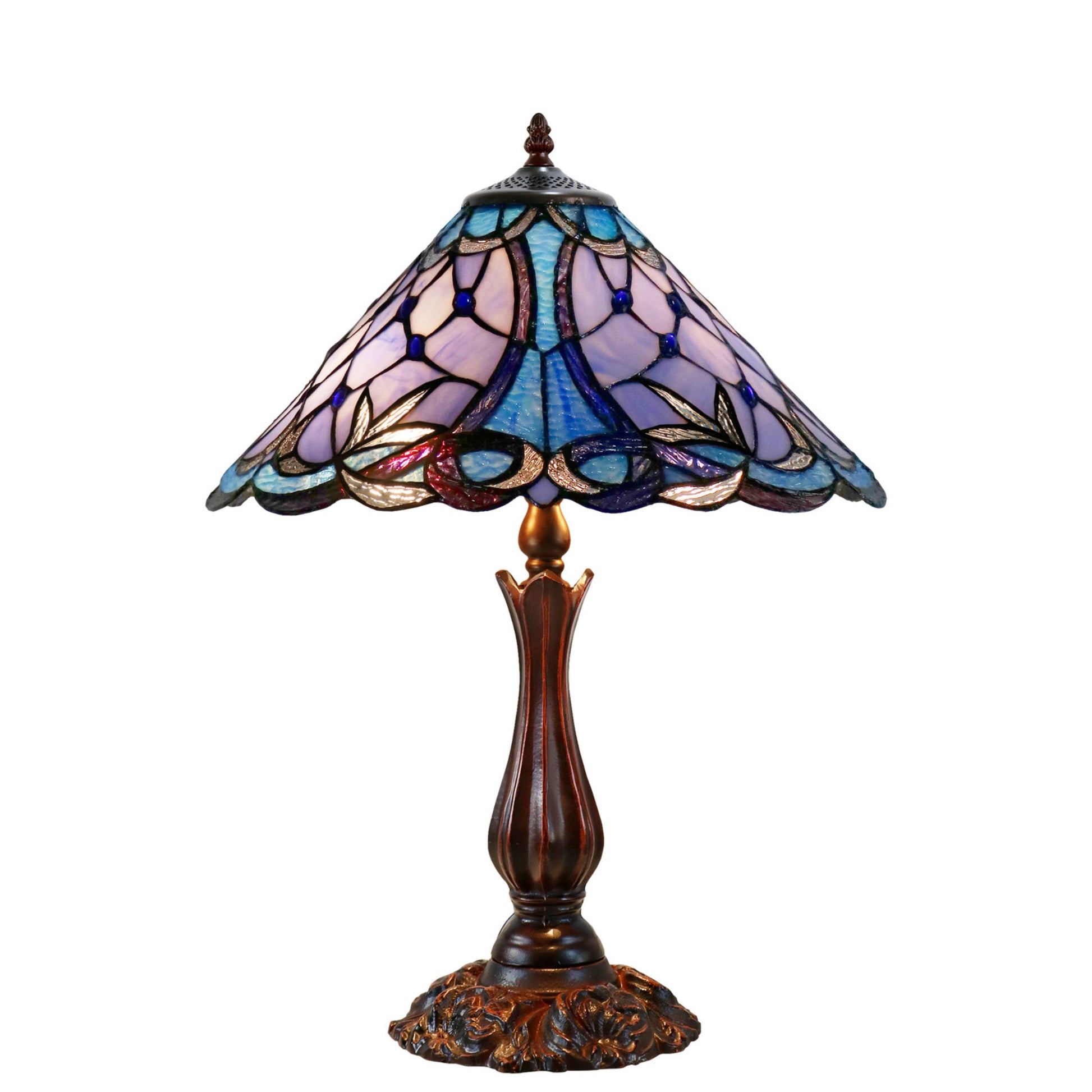 Talia Stained Glass Table Lamp Table Lamp G&G Bros