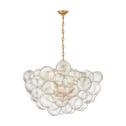 Julie Neill Talia Small Round Glass Chandelier - Gild Pendant Light Bloomingdales Lighting Large  