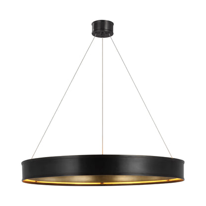 Chapman & Myers Connery 30" Ring Chandelier -  Bronze Pendant Light Bloomingdales Lighting Bronze Large 