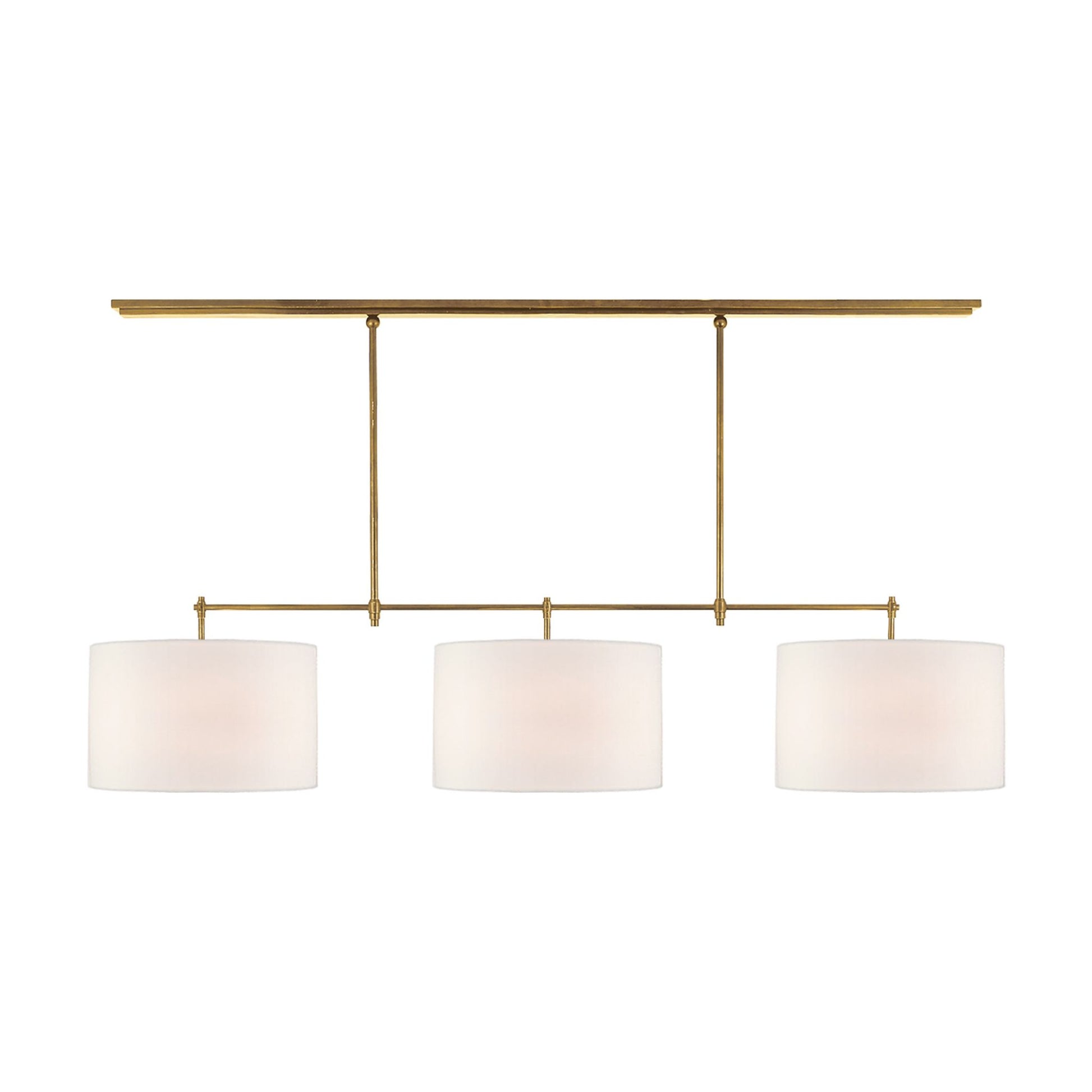 Thomas O'Brien Bryant Large Brass Billiard Pendant Light Bloomingdales Lighting Brass  