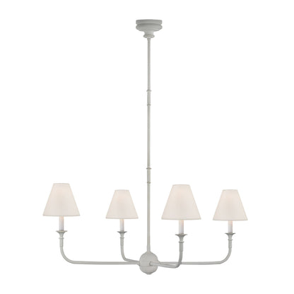 Thomas O'Brien Piaf Large Chandelier - Plaster White Pendant Light Bloomingdales Lighting Plaster White Large 