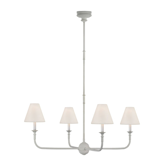 Thomas O'Brien Piaf Large Chandelier - Plaster White Pendant Light Bloomingdales Lighting Plaster White Large 