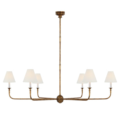 Thomas O'Brien Piaf Large Chandelier - Antique Gild Pendant Light Bloomingdales Lighting Antique Gild Grande 
