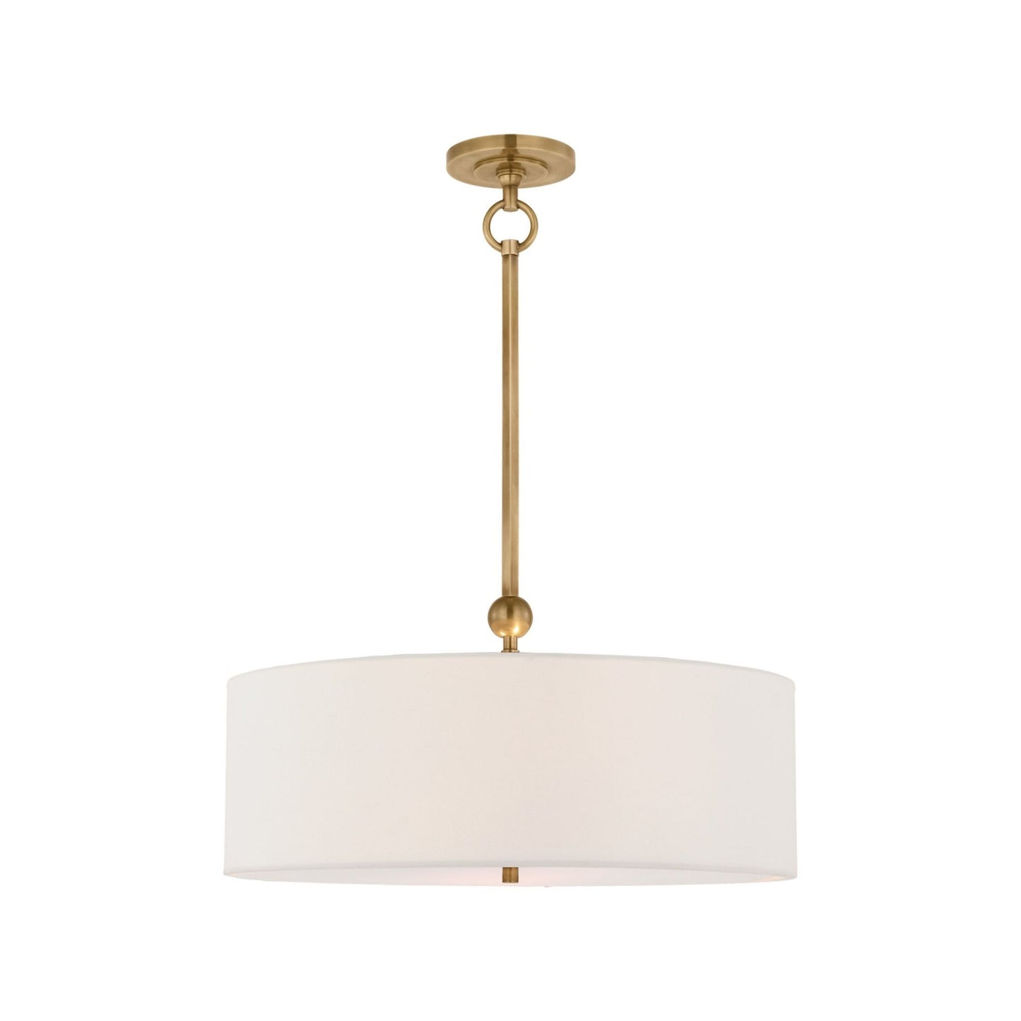 Thomas O'Brien Reed Hanging Shade - Polished Nickel Pendant Light Bloomingdales Lighting Brass  