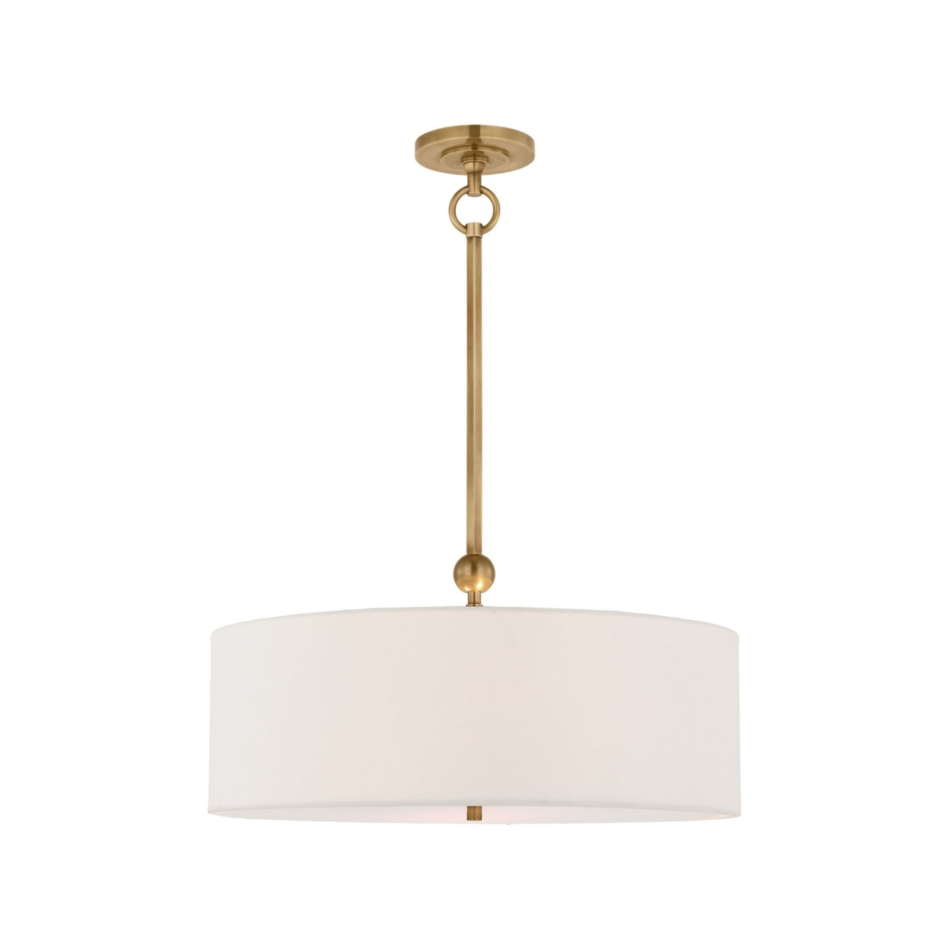 Thomas O'Brien Reed Hanging Shade - Polished Nickel Pendant Light Bloomingdales Lighting Brass  