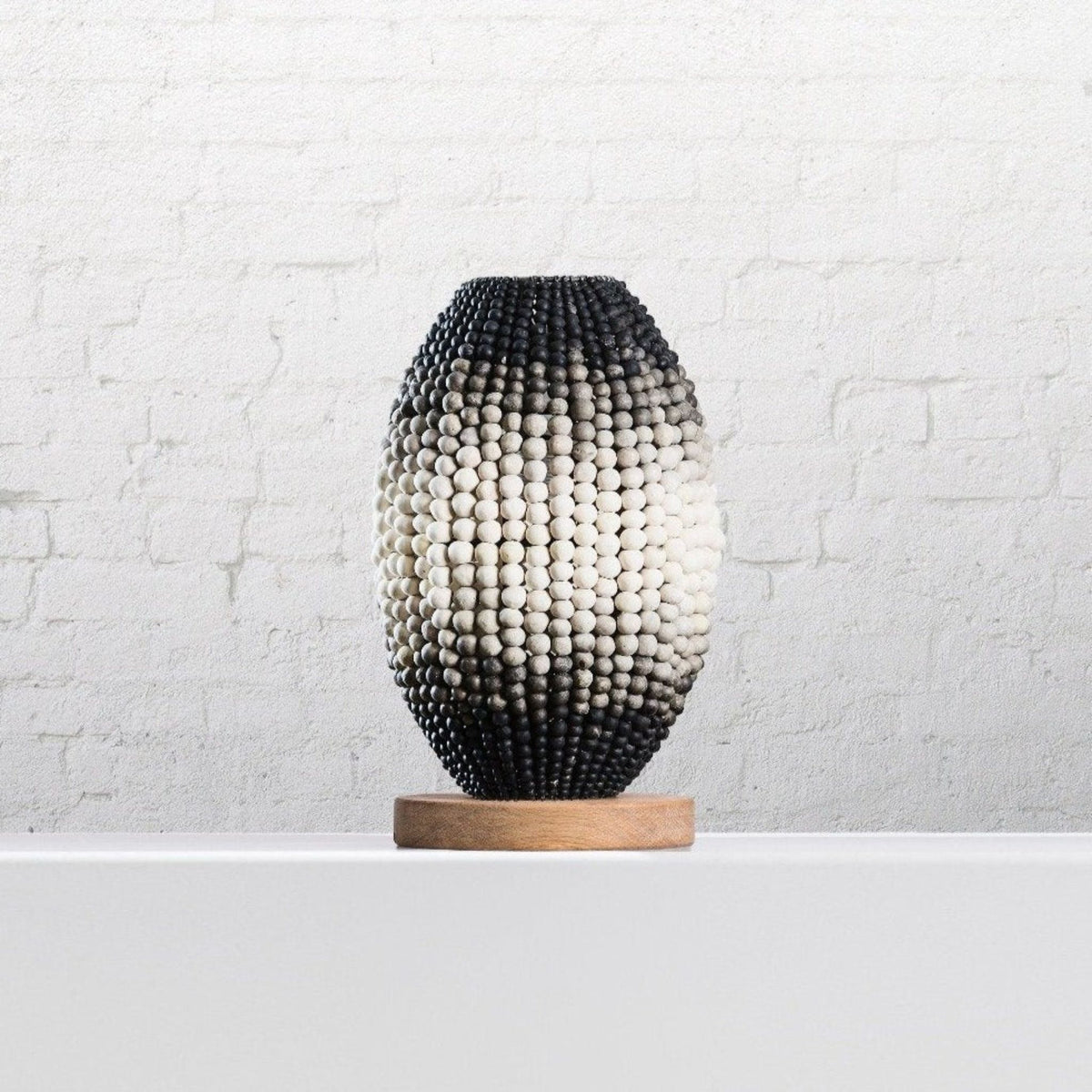 Barrel Handmade Clay Table Lamp Table Lamp Klaylife Ombre