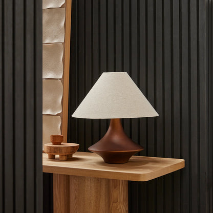 Vella Ceramic Table Lamp - Bronze Table Lamp Mayfield Lighting
