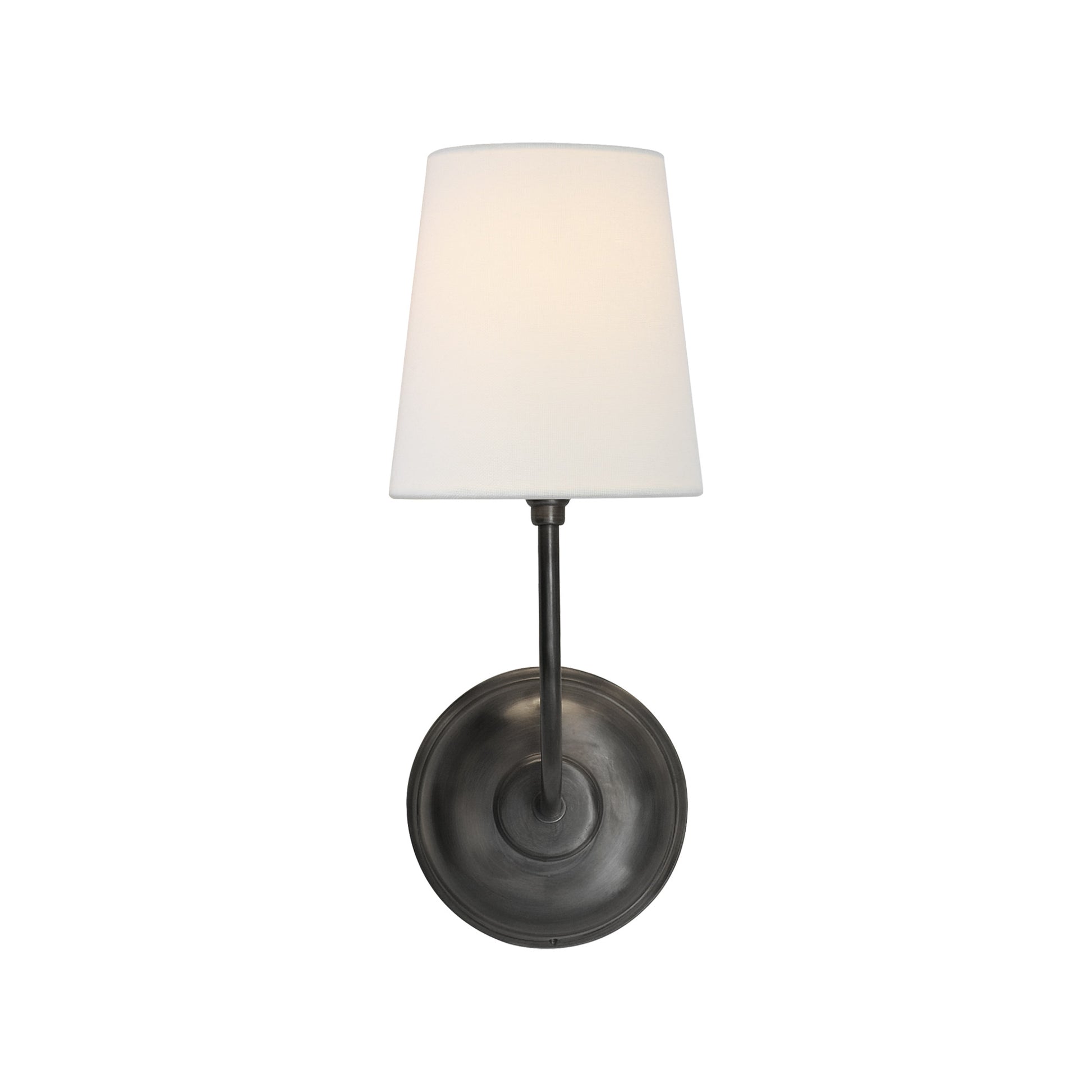 Thomas O'Brien Vendome Linen Single Wall Sconce Wall Light Bloomingdales Lighting Bronze