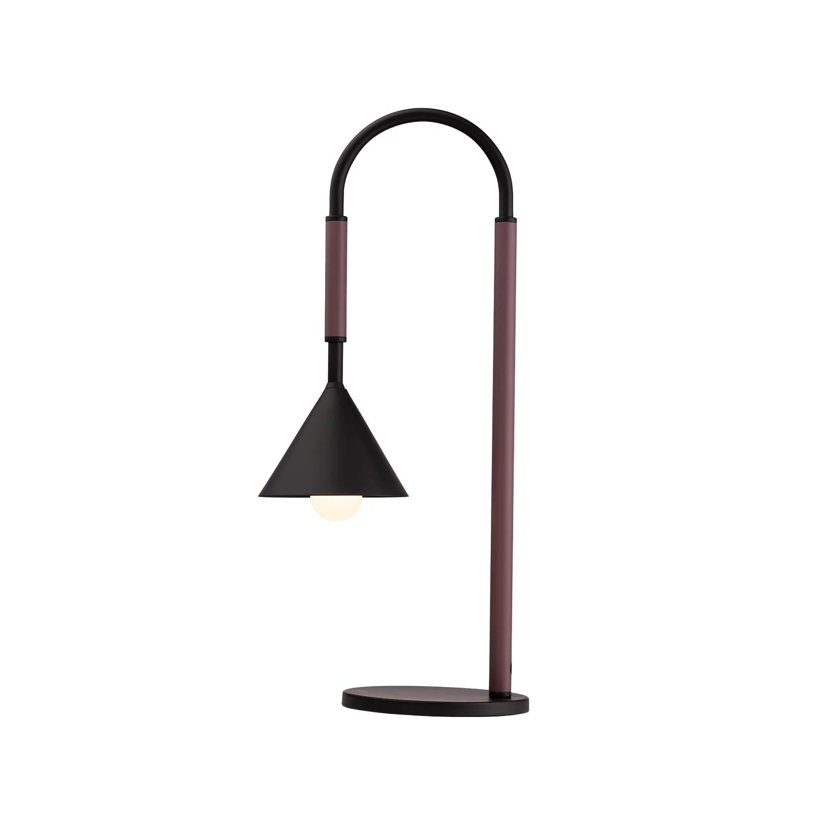 Venna Curved Table Lamp Table Lamp Mayfield Lighting Berry