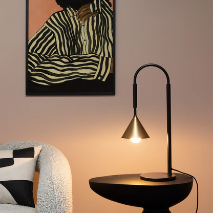 Venna Curved Table Lamp Table Lamp Mayfield Lighting