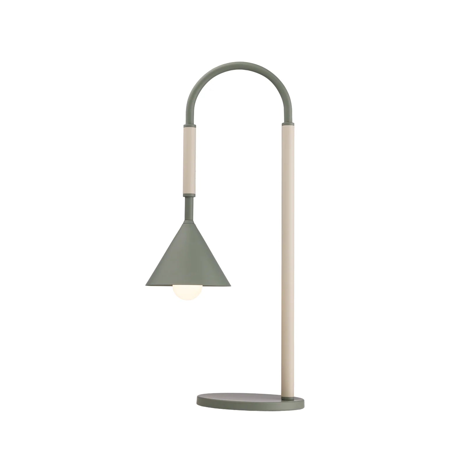 Venna Curved Table Lamp Table Lamp Mayfield Lighting Off White