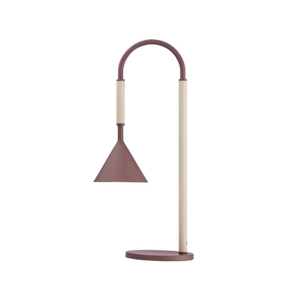 Venna Curved Table Lamp Table Lamp Mayfield Lighting Berry White