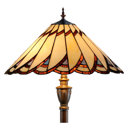Vermont Tiffany Stained Glass Floor Lamp Floor Lamp G&G Bros