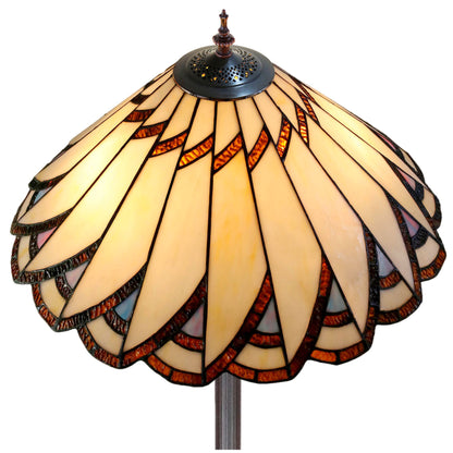 Vermont Tiffany Stained Glass Floor Lamp Floor Lamp G&G Bros