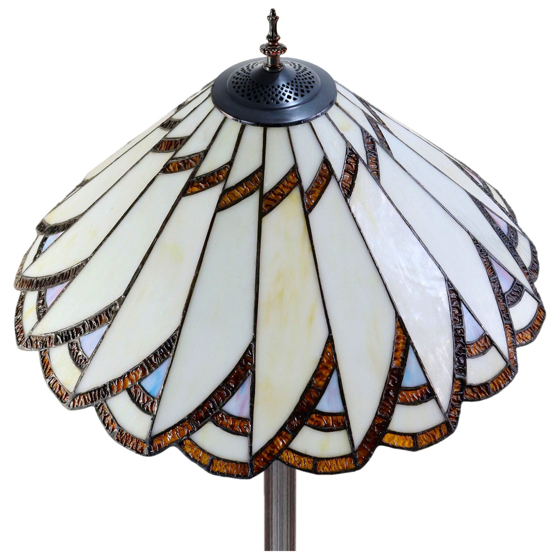 Vermont Tiffany Stained Glass Floor Lamp Floor Lamp G&G Bros