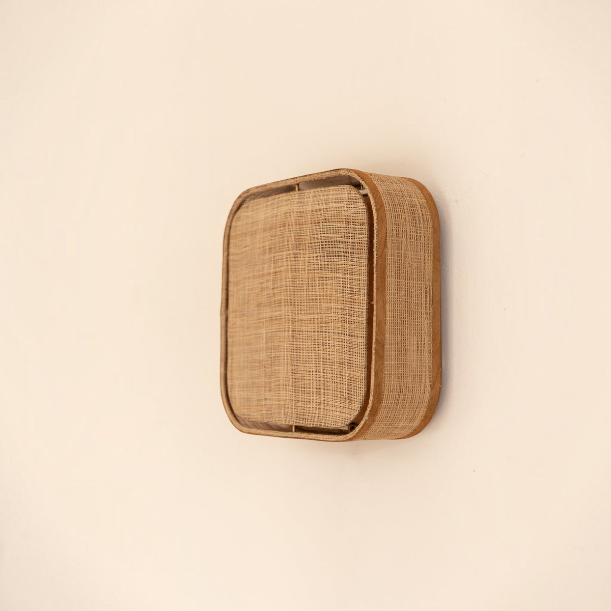 Wien Natural Weave Wall Sconce - Natural Rattan Wall Light Gypset Cargo